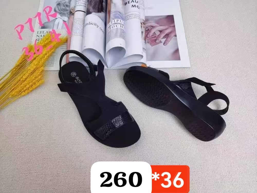 Ladies open wedge shoes