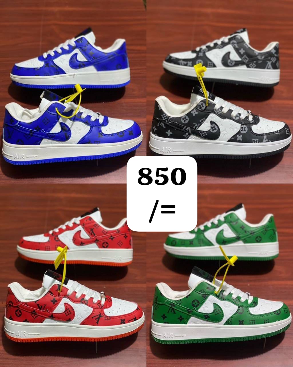 Lv customised airforce sneakers