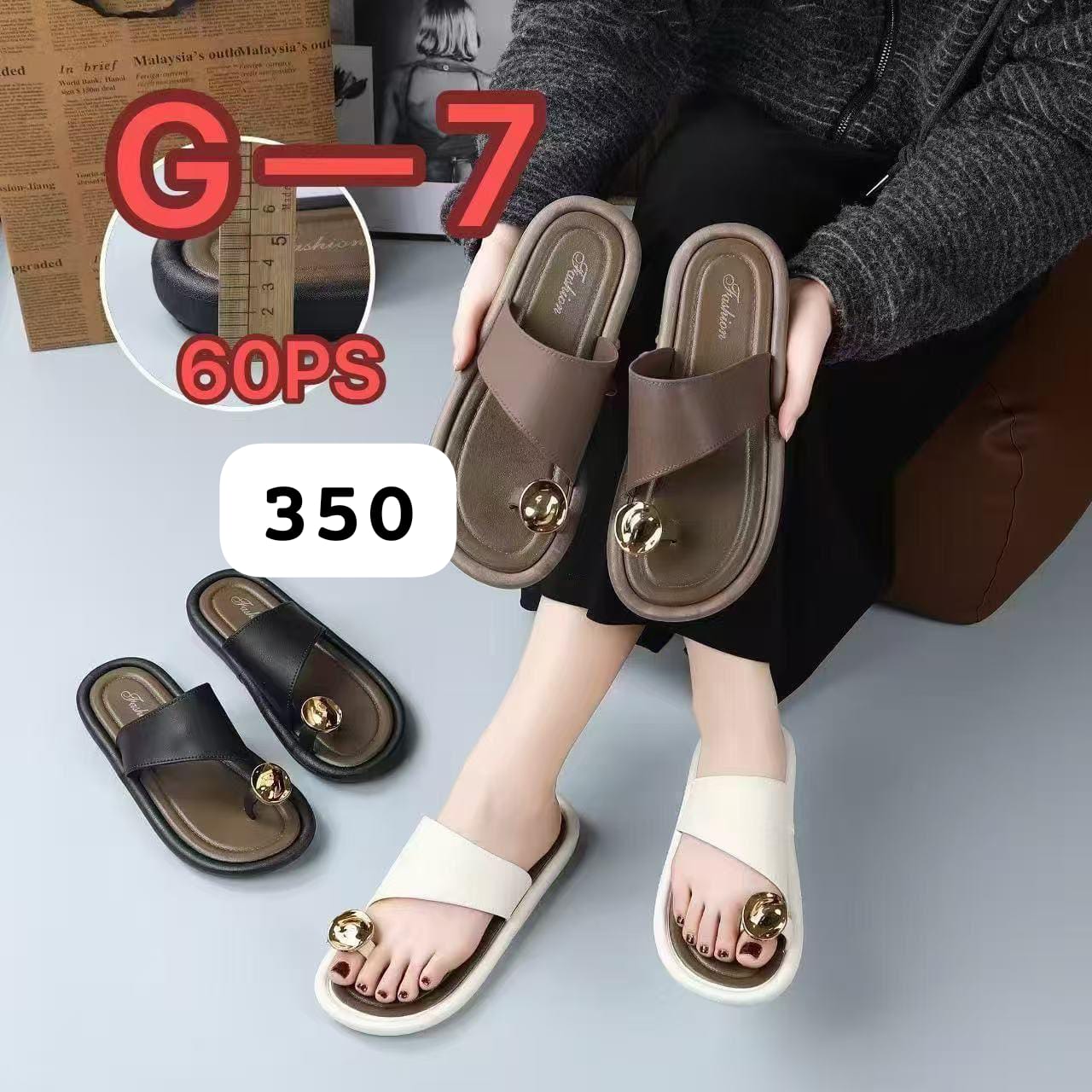 G-7 fashion leather sandals