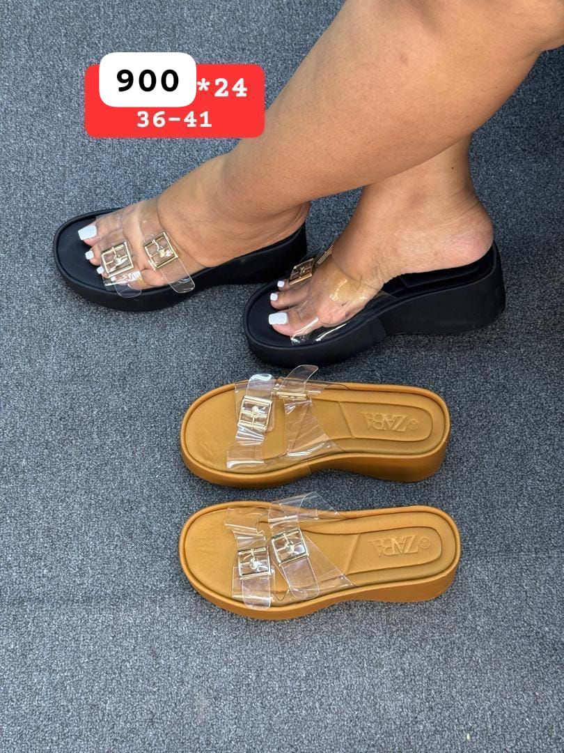 Zara double sole wedge