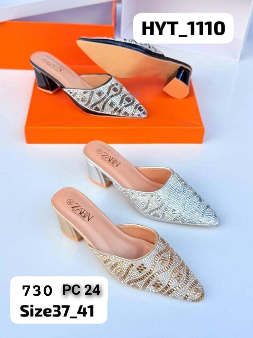 Ladies semi closed 1.5inch heel